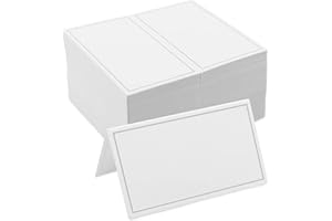 Place Cards,150 Pieces Small Table Cards with Gold Foil Border, Escort Cards, Name Cards, Wedding Place Cards for Wedding, Ta