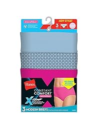 Hanes X-Temp Constant Comfort - Bragas de microfibra para mujer (3 unidades)