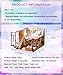 Kisoy Romantic and Cute Dollhouse Miniature DIY House Kit Creative Room Perfect DIY Gift for Friends,Lovers and Families(Wait for The time) Plus Dust Proof Cover