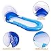 DR.DUDU Pool Float with Canopy, Adult Inflatable Pool Float Raft with Shade Water Lounge