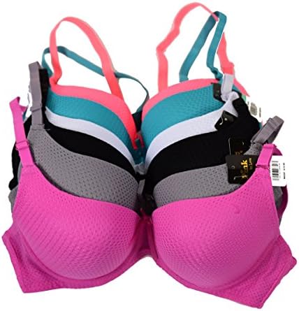 Love Pink Women Bras 6 Pack of Plain Bra B Cup C Cup