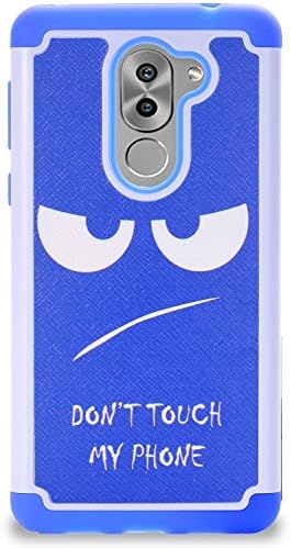 Honor 6X Case, Aordking[Drop Protection] Slim Fit Hybrid Protection Dual Layer Tough Rugged Protective Armor Case Cover For Huawei Honor 6X(Don't Touch My Phone)