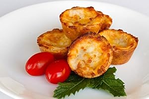 APPETIZERSUSA Deep Dish Cheese Pizza - Gourmet Frozen Pizza Appetizers (40 Piece Tray)