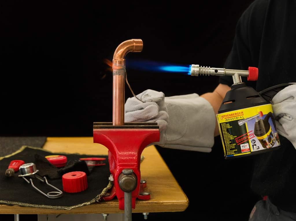 Rothenberger Industrial Roflame Economy Blow Torch,Black, Schwarz - Image 3