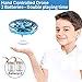 Flying Toys Drones for Kids Mini Drones for with 2 Rechargeable Batteries Hand Operated Flying Ball Drone Toys with 2 Speed and LED Light for Kids and Adults, Small Drones for Boys and Girls, Blue