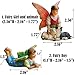 Mood Lab Fairy Garden Figurines Set - Miniature Fairy Accessories Friendship Set of 2 pcs - Garden Kit for Outdoor or House Decor