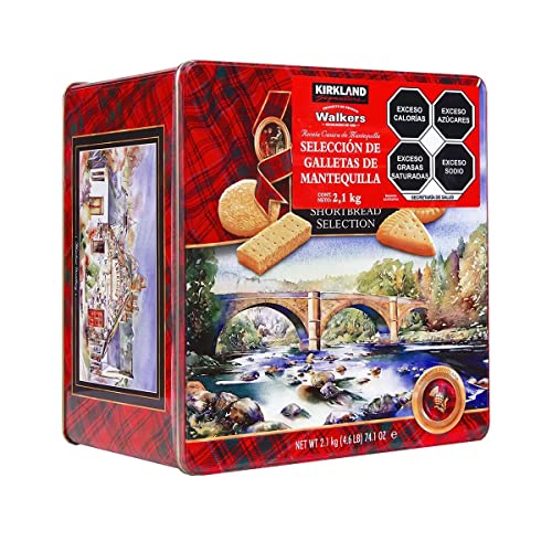 Kirkland Signature Walkers Premium Shortbread Selection Gift Tin, 4.6