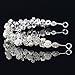 Wedding Headpieces for Bride - White Pearl Bridal Tiara Headband, Crystal Hair Accessories for Women