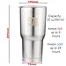 SASQUATCH 30 oz stainless steel tumbler with lid & 2 straws (curved+straight)+cleaning brush - double wall vacuum insulated, BPA-free open/close switch lid - for travel & indoor, hot & cold drinks