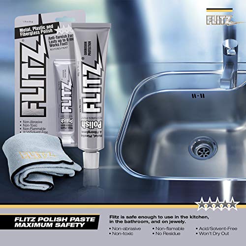 Flitz MultiPurpose Polish and Cleaner Paste for Metal, Plastic