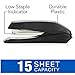 Swingline Stapler Value Pack, 15 Sheet Capacity, Durable Design, Includes Staples & Stapler Remover, Black, 2 Pack (S7054551)