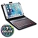 Cooper Backlight Executive Keyboard case Compatible with Acer Iconia Tab 8 FHD, 8 W | 2-in-1 Bluetooth Wireless Backlit Keyboard & Leather Folio Cover | 7 Color LED Keys (Black)