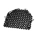Zento Deals Double Bead Seat Covers, Strung Wooden Beaded Ultra Comfort Massaging Seat Cover - Black Massaging Car Motorcycle Seat Cover for Ultimate Relaxation!