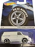 Hot Wheels Real Riders 2015 Heritage Series 7 of 18 Ford Transit SuperVan in White