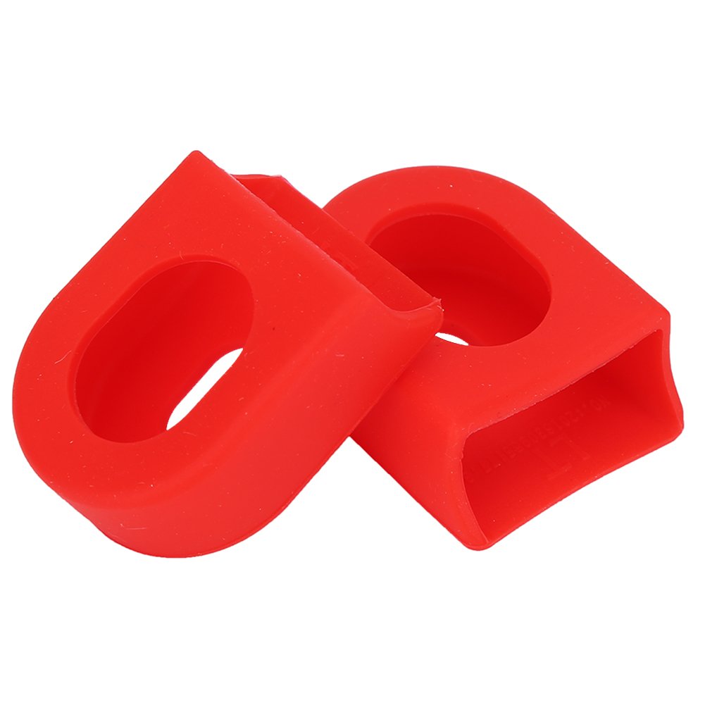 so 2pcs Crankset Covers, Soft Protective Crank Cover, Lightweight Crank Boots (Red) ride other riding other