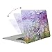 Compatible with MacBook Air 13 Inch Case A1466 A1369, Rubberized Hard Plastic Case Cover Anti-Scratch Protective Cover for 2010-2017 Release for MacBook Air 13 Without Touch ID (Purple Flower Sea)