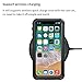 iPhone X Waterproof Case, SunbaYouth IP68 Certified Sensitive Fingerprint, Built-in Screen Drop Resistance Fully Sealed Shock Dirt Snow Proof Cover Waterproof Case for iPhone X (Black)