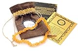 Baltic Amber Teething Necklace For Babies (Unisex)- Drooling Problem & Pain Reduce Properties. Certification Guaranteed - Nature Made - Highest Quality Handmade Jewelry. Mothers Approved Remedies.