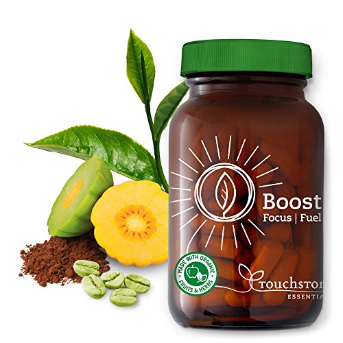 Boost Focus Fuel by Touchstone Essentials, Natural Energy, Metabolism Boost, Vegan, Non-GMO, 30-day Supply, 90 capsules