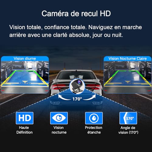 ACAVICA Car Radio for Renault Master, Opel Movano B and Nissan NV400, 13.1 Inch QLED Touch Screen, Android 15, CarPlay and Android Auto Wireless, 4G LTE, DSP Sound, Bluetooth 5.0, Navigation