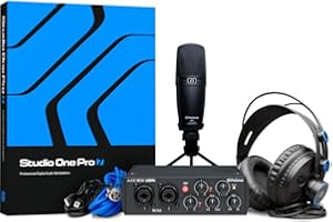PreSonus AudioBox USB 96 Studio Recording Package with Studio One Pro Software