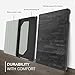 MoKo Case Fit 2018/2017 iPad 9.7 6th/5th Generation - Premium Light Weight Stand Folio Shock Proof Cover Protector Compatible with iPad 9.7 Inch 2018/2017, Slate Black(Auto Wake/Sleep)