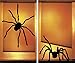 XONOR 4.9ft Long Plush Spider for Halloween Decoration (Spider Black)