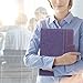 Toplive Portfolio Case Padfolio, Executive Business Document Organizer with Letter Size Clipboard, Business Card Holder, Tablet Sleeve, for Business School Office Conference, Purple