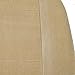 Fine Velvet Seat Covers for Car SUV Van - Durable Rich Velour Fabric Front Pair - Driver & Passenger (Beige)