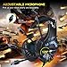 Stereo Gaming Headset Surround Sound, Updated Noise Cancelling Mic Headphones, Soft Breathing Earmuffs, Mute & Volume Control