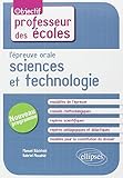L'Épreuve Orale Sciences et Technologie CRPE Nouveau Programme by