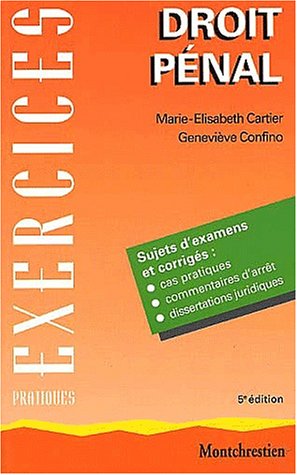 Exercices pratiques, droit pénal
