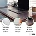 Office Desk Mat Clear - 36 x 20 Inch Plastic Computer Mat for Desk