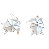 Origami Turtle Earrings in Sterling Silver 925 - Jamber Jewels