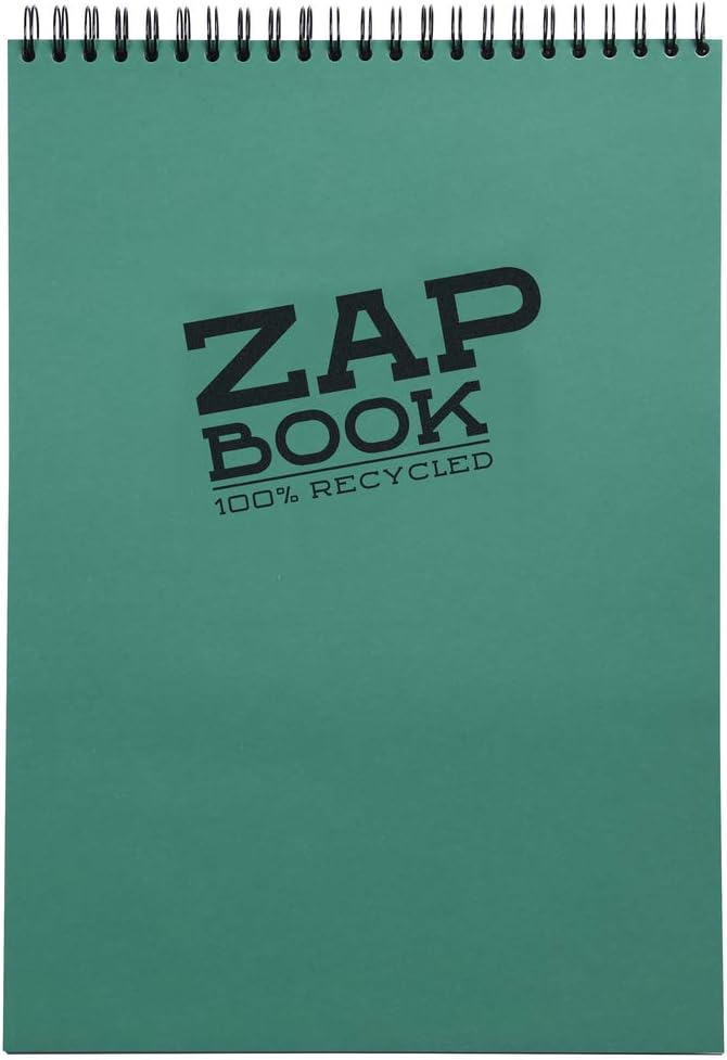 Clairefontaine, Ref 8358C, Recycled Zap Book (120 Pages), A3 (420 x 297mm) Size, Recycled 80gsm Paper, Acid Free, pH Neutral - Image 5