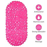 Artempo Non Slip Bath Mat Pink Bathtub Mat Baby Shower Mat for Kids, Children and Babies