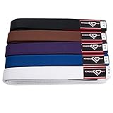 BJJ Brazilian Jiu Jitsu Gi Belt by KO Sports Gear – 100% Cotton