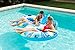 Big Sky Inflatable Pool Floats with Cooler for 2 Adults - Two Person Water Float with Built-in Coolers and Cup Holders - Blow-Up Family Inner Tubes for Lake, Beach, or Boats - Floating Tube