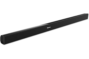 SYLVOX Elf S2 Soundbar, Bluetooth Sound bar for TV IP65 Waterproof, 60W TV Speaker with 3D Surround Sound, Movie/News/Music Mode, Wireless Connection, HDMI ARC, Music Streaming, Wall Mountable
