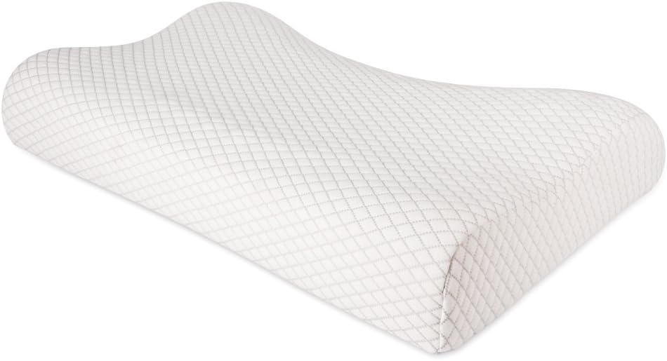 NURSAL Contour Memory Foam Pillow, Hypoallergenic Neck Optimum Support