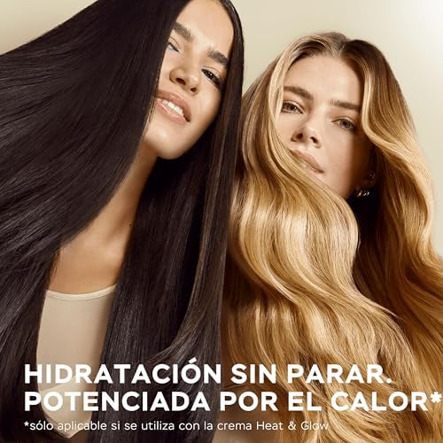 Pro-V Hydra Revitaliza o Creme Leave-In Heat & Glow 135ml. Protege contra humidade, frisos e calor. Com fórmula Pro-V ativada por calor. Suavidade e Brilho, Sem Peso