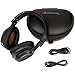 Alpatronix HX101 Bluetooth Wireless Headphones with High Definition, Deep Bass, Noise Isolation, Built-in Mic, Volume & Playback Controls, aptX & CVC 6.0 (Black)