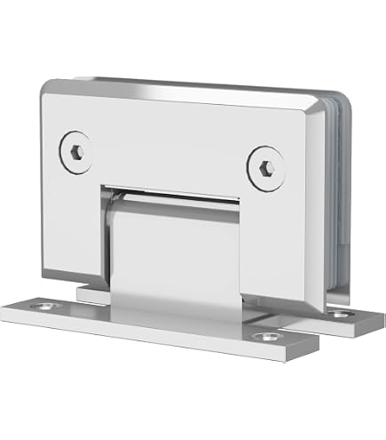 Glass Door Hinge, 304 Stainless Steel Glass Door Cupboard Showcase Clamp Shower  Door Hinges Replacement Part, Beveled Double Sided Shower Room Glass Door  Hinge for 812mm - Amazon.com