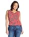 Star Vixen Women's Plus-Size Sleeveless Drapeneck Top