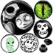 00 plugs ears gauges 00g plugs tunnels double flared Nightmare before christmas 00 gauge 00g 10mm