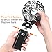 Handheld Fan, Desk Fan, Personal Fan Battery Operated, Rechargeable Fan, Face Fan Portable, Rechargeable Portable Fan with 5200mAh Power Bank for Home/Office/Outdoor/Traveling/Camping