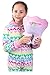 Zigora Tooth Fairy Pillow LED Kit - 5 Piece Memorable Bundle Gift Set for Girls, Includes 1 LED Pillow, 2 Toothbrushes, 1 Keepsake Box, 1 Lost Tooth Certificate Pad & 4 AA Batteries.