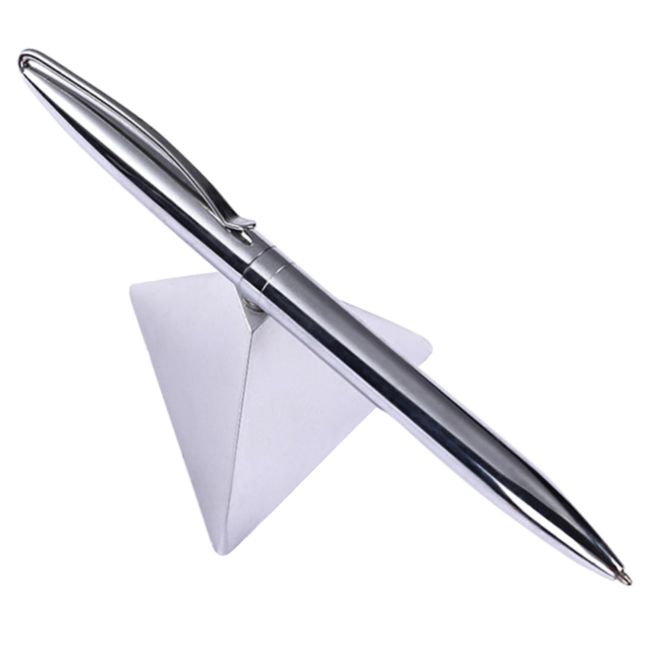 MAGICLULU 1 Signing Pen Adult Fancy Pens The Office Levitating Ballpoint Pen Work Pens Levitation Pen Metal Silver Signing for Adults Writing Cool Gadgets