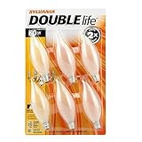 Sylvania 6-Pack 60-Watt B10 120V Indoor Outdoor Small Candelabra Base Dimmable Incandescent Light Bulb (Frosted)