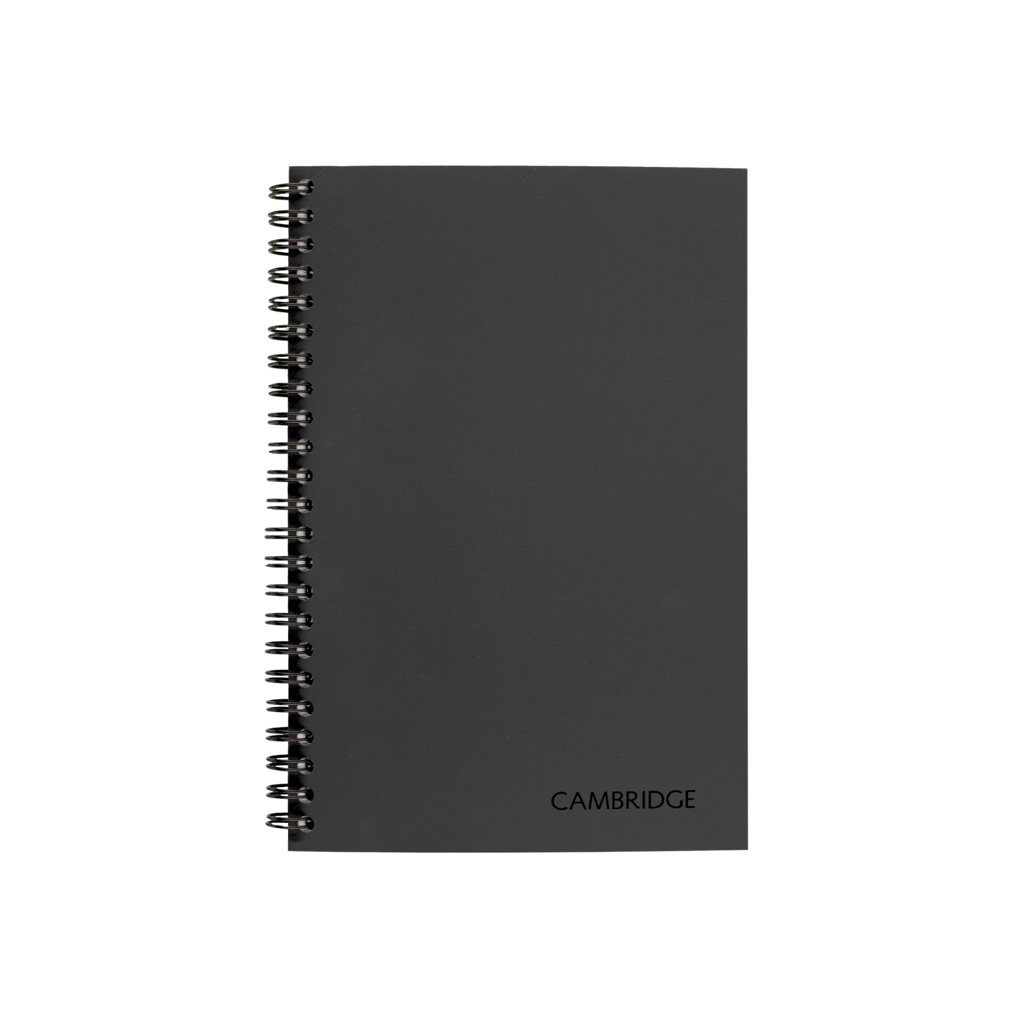 Photo 1 of Cambridge Limited Business Notebook with QuickNotes, Legal Ruled Paper, 5" x 8", 80 Sheets, Flexible Soft Touch Cover, Wirebound, Gray (06096)